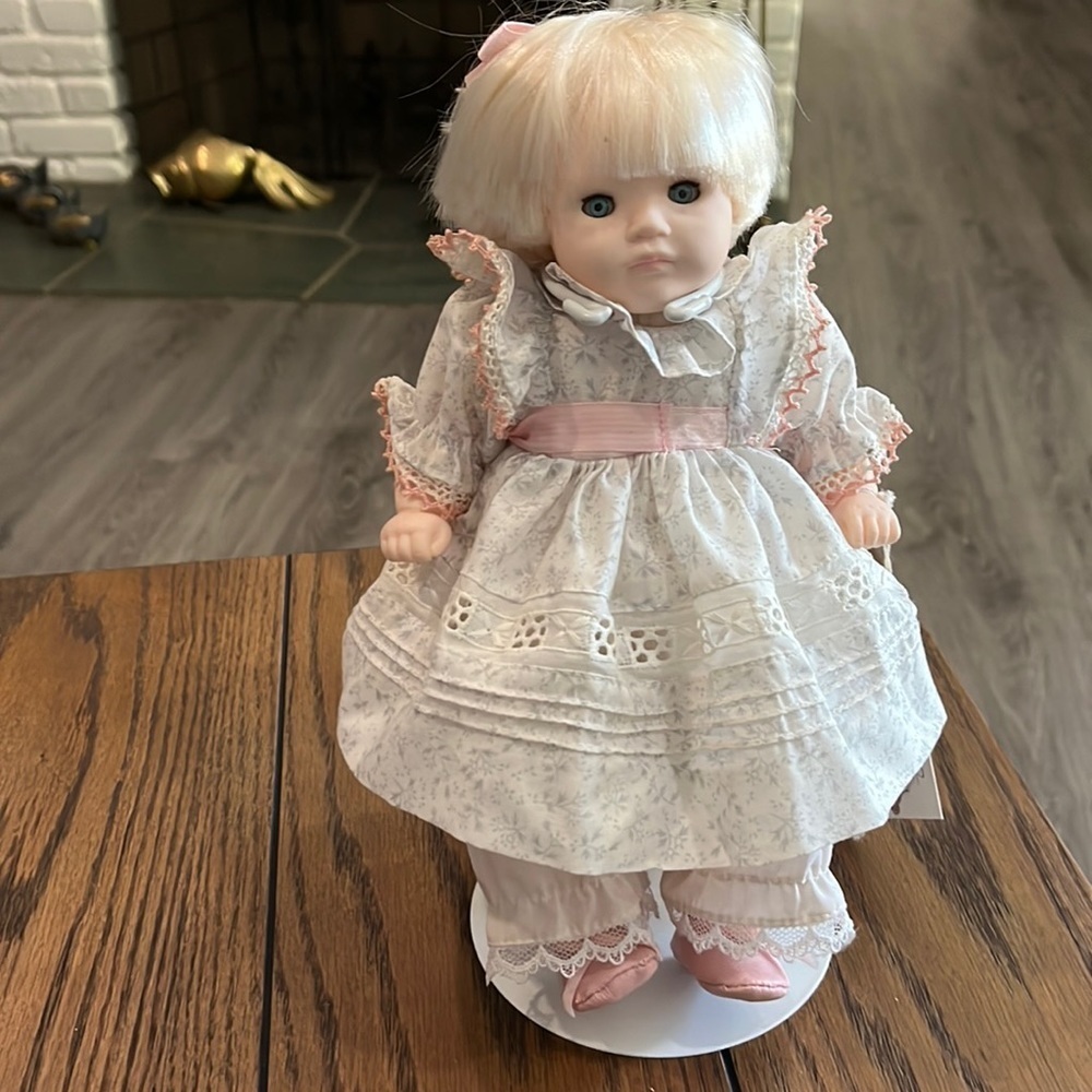 Vintage Pauline doll was in cabinet new!